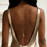 Lux Rhinestone Back Chain