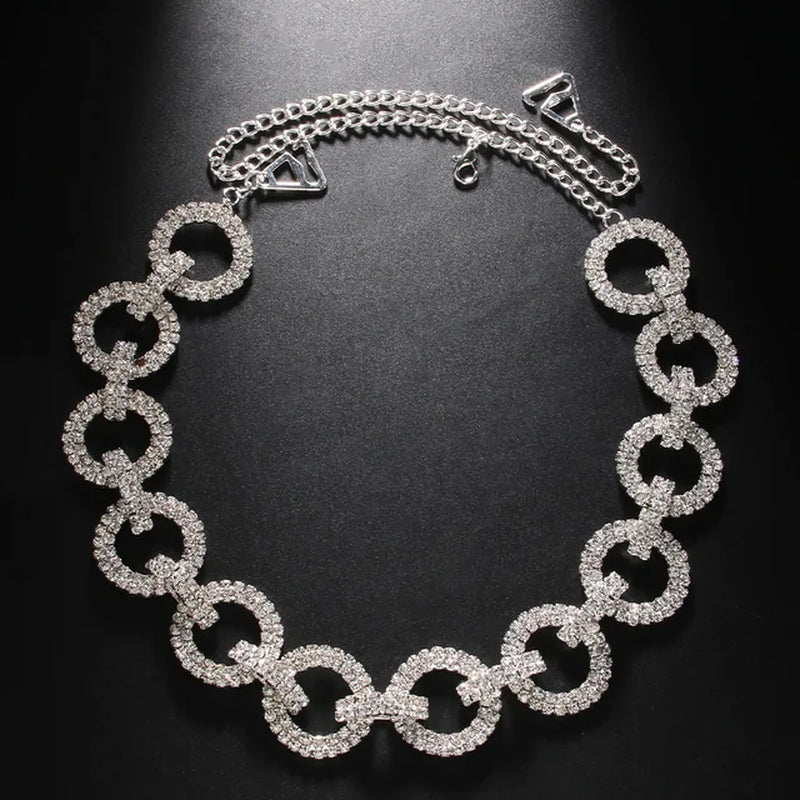 Rhinestone Bulky Extension Chain