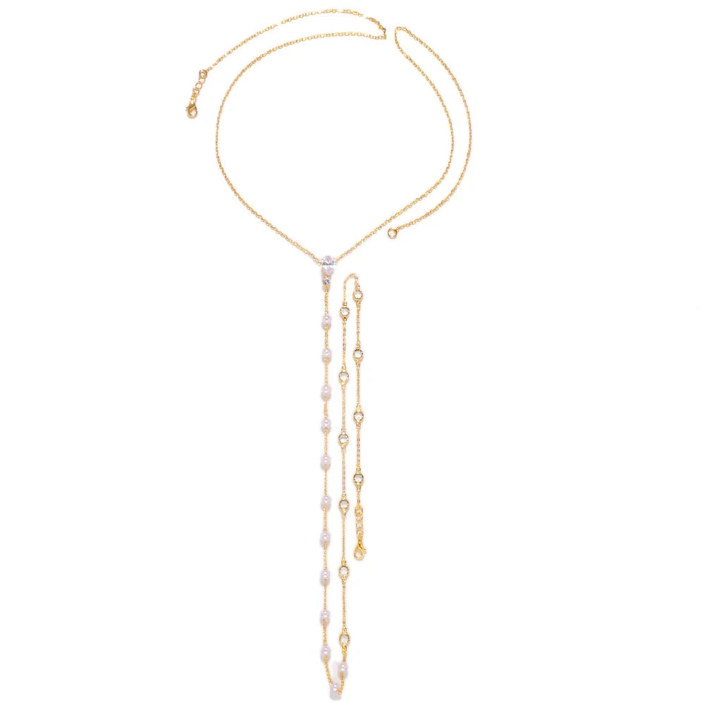 Lux Rhinestone Back Chain