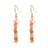 New Natural Crystal Stone Women'S Earrings