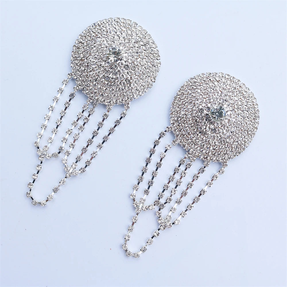 Tassie - Rhinestone Crystal Nipple Jewelry