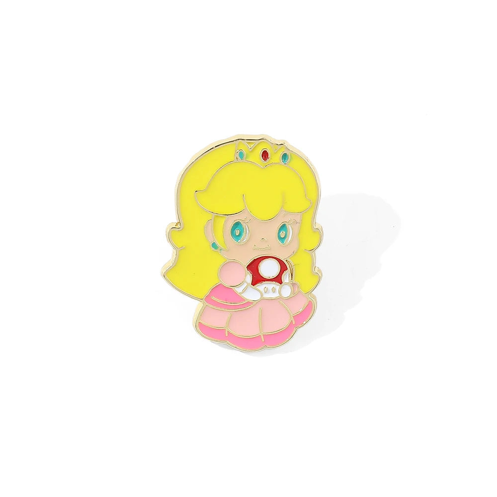 Kawaii Super Mario Pins