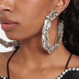 Litty Crystal Hoop Earrings