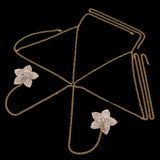 Cross Crystal Star Bra w/ Nipple covers