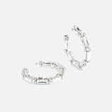 Litty Crystal Hoop Earrings