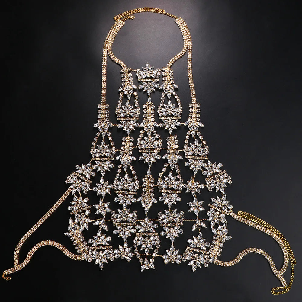 Sparks Rhinestone Body Chain