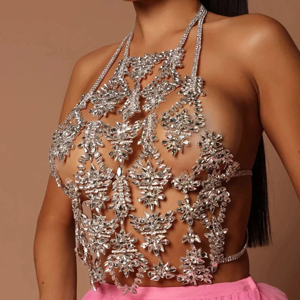 Sparks Rhinestone Body Chain