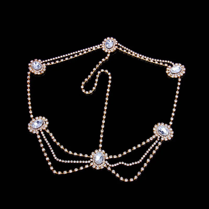 Rhinestone Head Chain