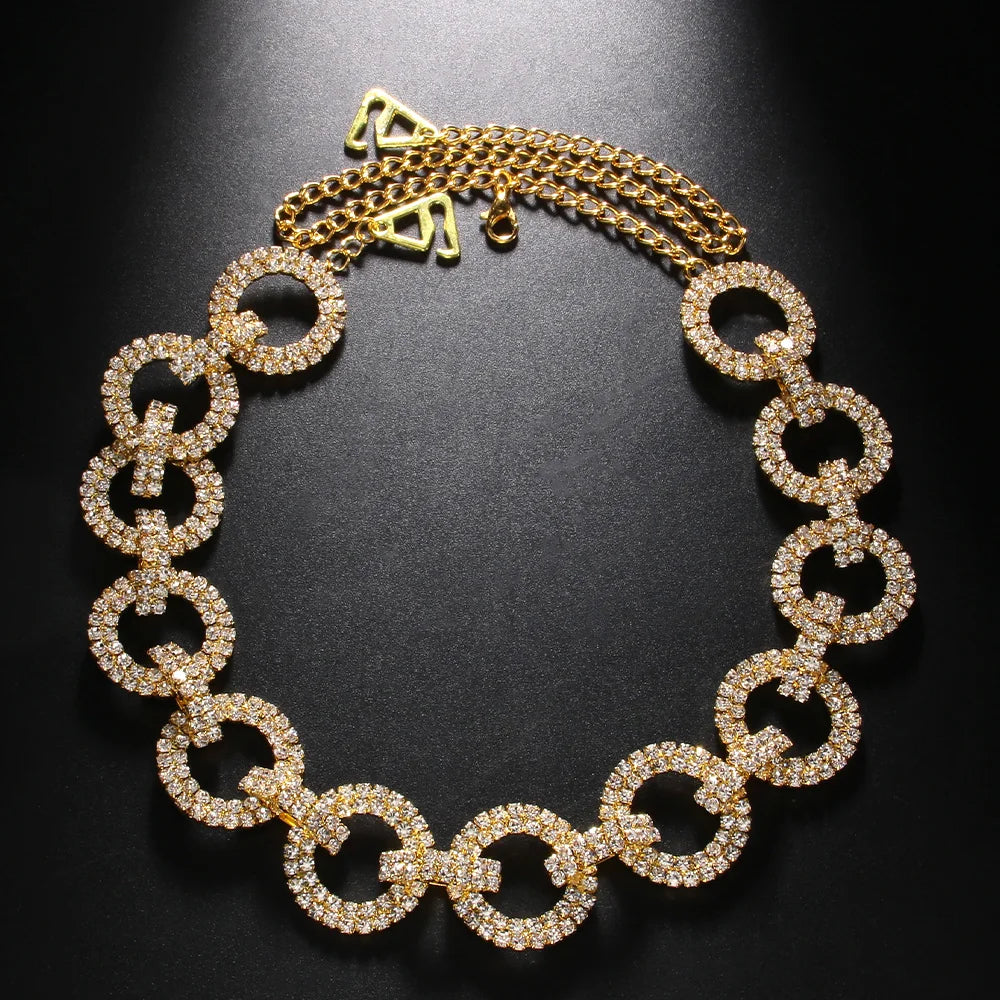 Rhinestone Bulky Extension Chain