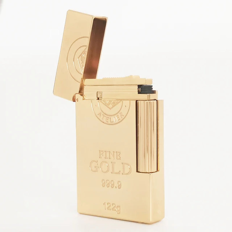 D'Paris Gold bar Refillable Lighter