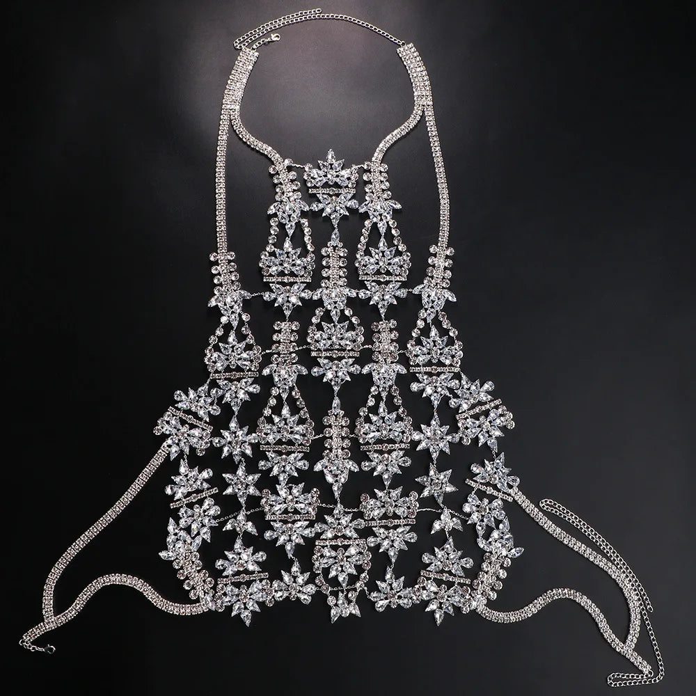 Sparks Rhinestone Body Chain