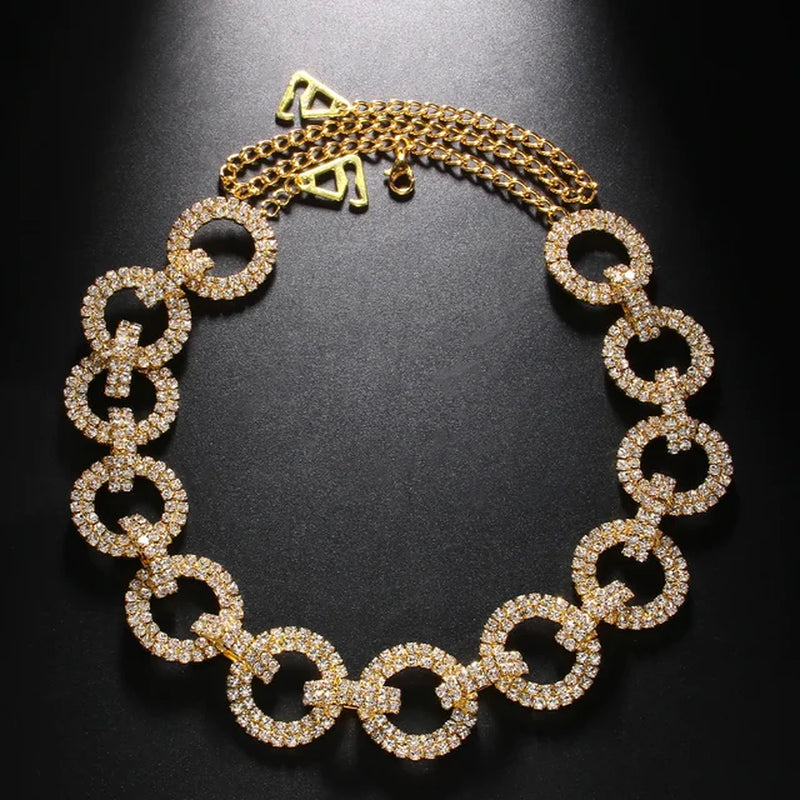 Rhinestone Bulky Extension Chain
