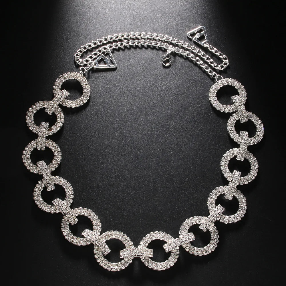 Rhinestone Bulky Extension Chain