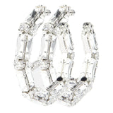 Litty Crystal Hoop Earrings