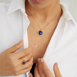 Natural Lapis Lazuli Stone Necklace