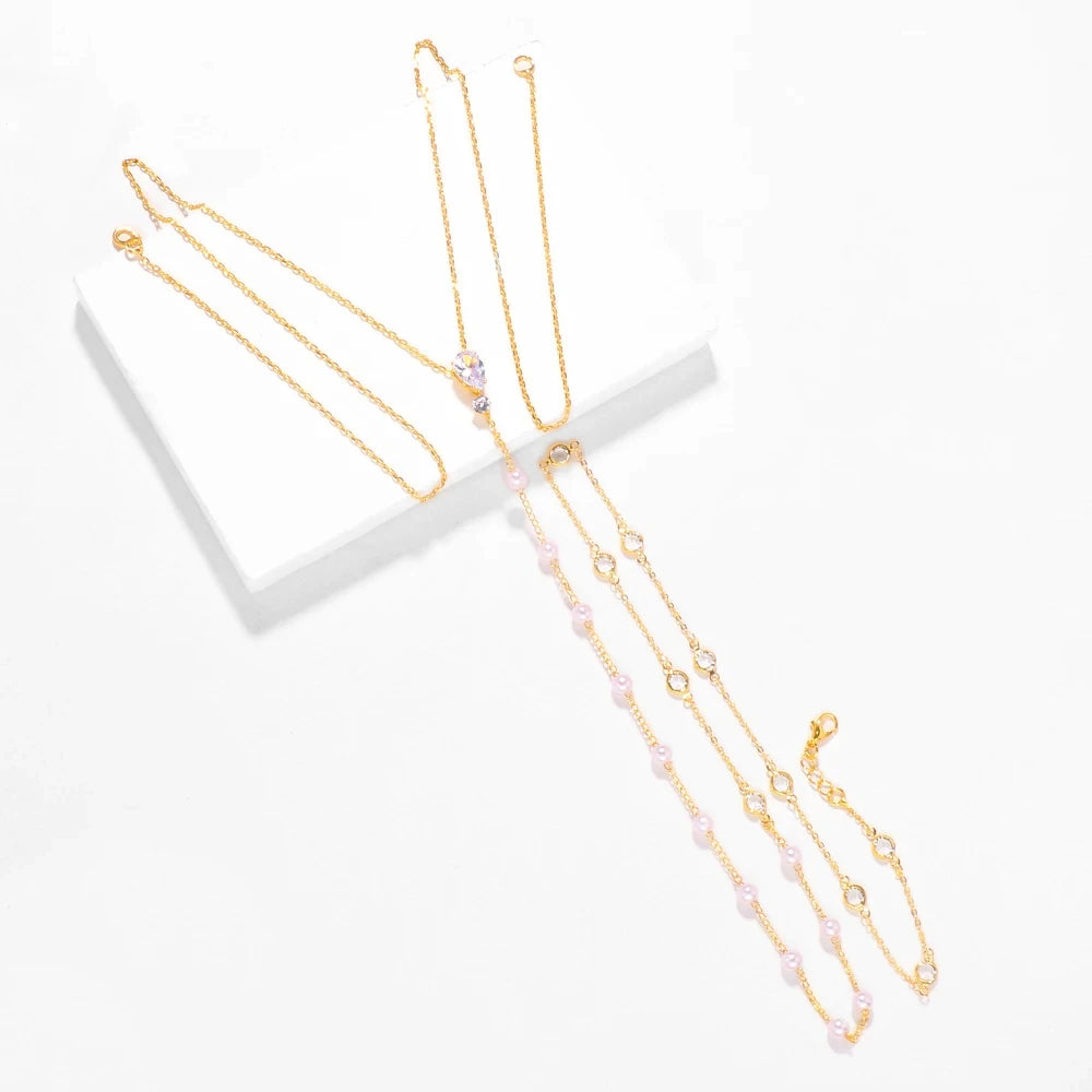 Lux Rhinestone Back Chain