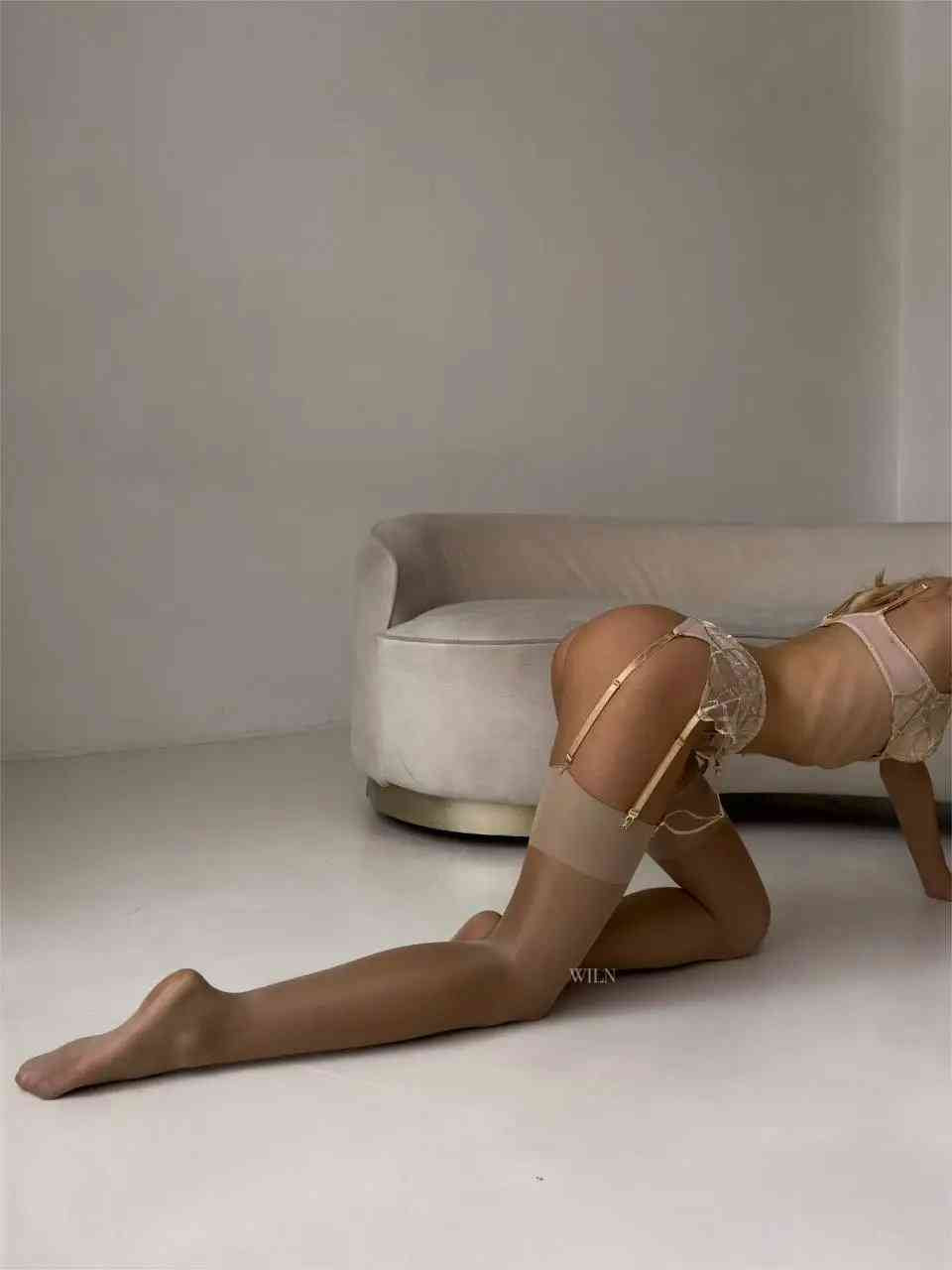 GLAM Stockings - Nude Shimmer