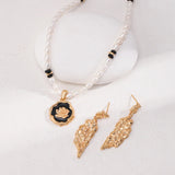 Pearl Onyx Stone Natural Pearl Necklace