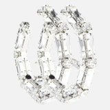 Litty Crystal Hoop Earrings