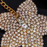 Cross Crystal Star Bra w/ Nipple covers