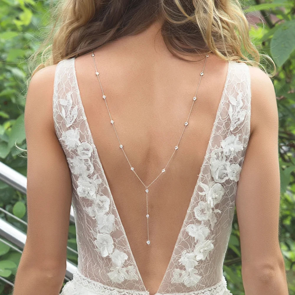 Lux Rhinestone Back Chain