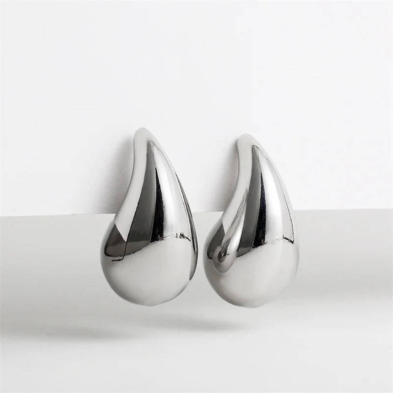 Teggie - Chunky Teardrop Earrings