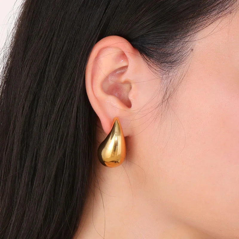 Teggie - Chunky Teardrop Earrings