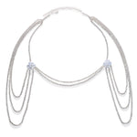 Flower Rhinestone Shoulder Chain