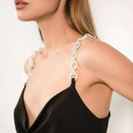 Rhinestone Bulky Extension Chain
