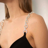 Rhinestone Bulky Extension Chain